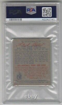 1949 Bowman FLOYD BAKER Chicago White Sox SIGNED Autograph PSA/DNA 1/1