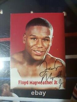 2001 Browns Boxing Floyd Mayweather Jr. Autograph Card NM-MT 100% PSA GUARANTEE