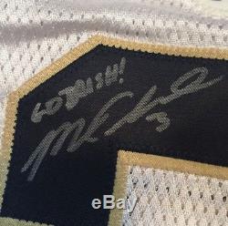 2007 Adidas Team Issued Notre Dame Football Jersey #3 Signed Michael Floyd