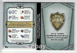 2012 Supreme 8 Auto Luck/Griffin/Tannehill/Richardson/Blackmon/Floyd/Wright 1/5
