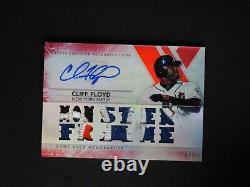 2015 Topps Triple Threads Cliff Floyd AUTO Autograph Jersey Patch Relic #1/1