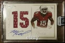 2016 National Treasures Replay Colossal Materials MICHAEL FLOYD Auto Rookie /50