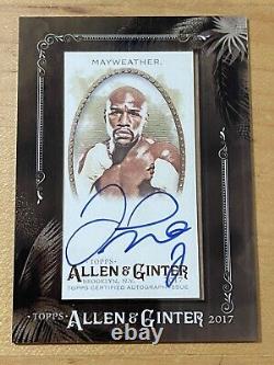 2017 Allen & Ginter Floyd Mayweather Autographed Card