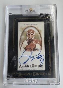 2017 Allen & Ginter Floyd Mayweather Autographed Card 21/25