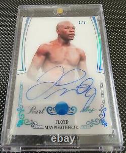 2017 Leaf Floyd Mayweather Jr Autographed Card/super Rare Find/ Only #3/5 (goat)