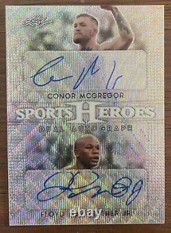 2017 Leaf Metal Dual Auto Conor Mcgregor/Floyd Mayweather 2/10 EXTREMELY RARE