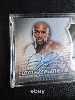 2017 Topps Floyd Mayweather Jr On Card Certified Autograph Boxing Champion 06/10