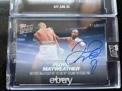 2017 Topps Now #MM4A Floyd Mayweather AUTO AUTOGRAPH /49 QTY MONEY MONEY