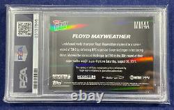 2017 Topps Now #MM4A Floyd Mayweather vs Conor McGregor Blue /49 PSA 10 Auto 10