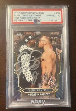 2017 Topps On Demand Floyd Mayweather Autograph 1/25 PSA/DNA Certified Authentic