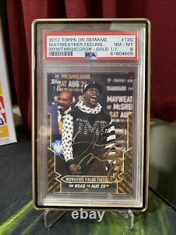 2017 Topps On Demand Floyd Mayweather Gold Auto 1/1