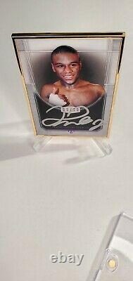 2017 Topps Transcendent Floyd Mayweather 3/10 Gold Framed Autograph Card