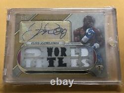 2017 Topps Triple Threads Floyd Mayweather Jr. GOLD Auto Relic /9