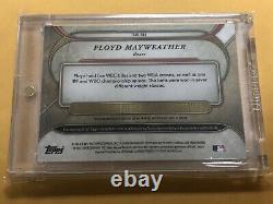 2017 Topps Triple Threads Floyd Mayweather Jr. GOLD Auto Relic /9