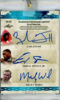 2020 Leaf Superlative Sports Signatures 6 Floyd Mayweather Jr, Manny Pacquiao