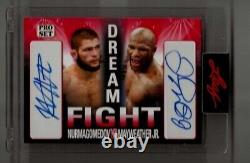 2022 Floyd Mayweather Jr Nurmagomedov Leaf Pro Set Sports Auto Red Sp Hot