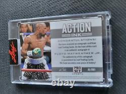 2022 LEAF PRO SET FLOYD MAYWEATHER JR AI-FM1 #ed 2/3 ACTION INK AUTO AUTOGRAPH