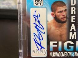 2022 LEAF PRO SET KHABIB NURMAGOMEDOV FLOYD MAYWEATHER /8 Dual Autograph UFC