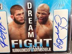 2022 LEAF PRO SET KHABIB NURMAGOMEDOV FLOYD MAYWEATHER /8 Dual Autograph UFC