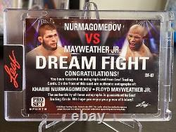 2022 LEAF PRO SET KHABIB NURMAGOMEDOV FLOYD MAYWEATHER /8 Dual Autograph UFC