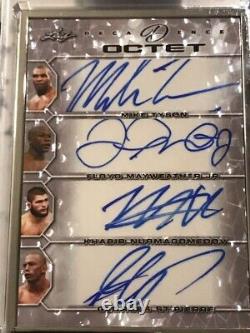 2022 Leaf Decadence Octet Auto Tyson Mayweather St George Norris Hogan Flair 1/2