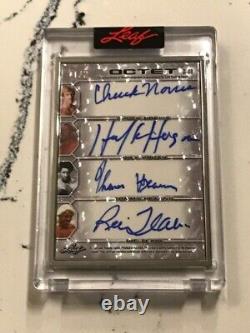 2022 Leaf Decadence Octet Auto Tyson Mayweather St George Norris Hogan Flair 1/2