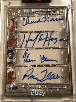 2022 Leaf Decadence Octet Auto Tyson Mayweather St George Norris Hogan Flair 1/2