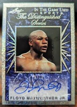 2022 Leaf In The Game Floyd Mayweather Jr. Distinguished Series Auto 6/12