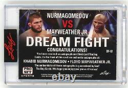 2022 Leaf Pro Set Black Parallel Khabib Nurmagomedov / Floyd Mayweather AUTO 3/3