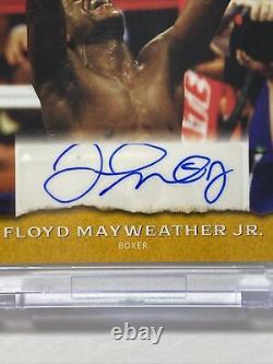 2022 Leaf Pro Set #PSA-FM1 Floyd Mayweather Jr Auto 1/1 Yellow Parallel