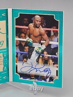 2023 Leaf History Book Floyd Mayweather Jr Story Book Ending Booklet Auto /5
