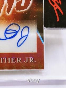 2023 Leaf Vibrance Floyd Mayweather Jr. The Paladins Orange Prismatic AUTO 6/6