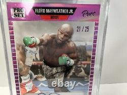 2023 Pro Set Pure Floyd Mayweather Jr. Autograph 21/25 Auto #89fm1