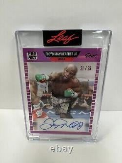 2023 Pro Set Pure Floyd Mayweather Jr. Autograph 21/25 Auto #89fm1