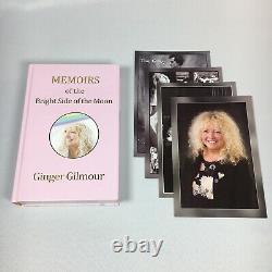 4 Cards, Memoirs of the Bright Side of the Moon SIGNED GINGER GILMOUR PINK FLOYD