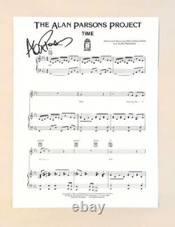 ALAN PARSONS PROJECT signed 8.5x11 CARDSTOCK SHEET MUSIC PAGE beatles PINK FLOYD