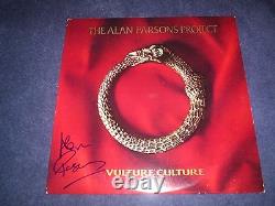 Alan Parsons Signed Vinyl Record Titled Vulture Culture Pink Floyd Wow Proof