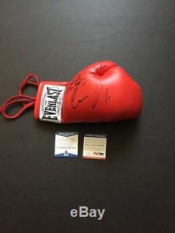 Autographed Conner McGregor And Floyd Mayweather Signed Glove PSADNA