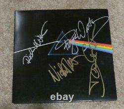 Autographed PINK Floyd The Dark Side of the Moon with Vinyl and COA