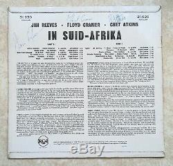 Autographed Rarity JIM REEVES, FLOYD CRAMER, CHET ATKINS'In Suid-Afrika' 1962