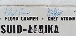 Autographed Rarity JIM REEVES, FLOYD CRAMER, CHET ATKINS'In Suid-Afrika' 1962