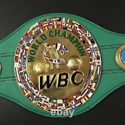 Autographed/Signed Floyd Mayweather Jr. WBC Boxing Replica Belt Beckett BAS COA