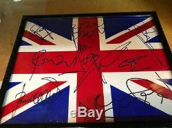 BEST OF BRITISH OASIS THE WHO PINK FLOYD + Phil Collins + more signed 10 x 8