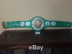 BOXING Championship Belt, Autographed by Floyd MONEY Mayweather Full size belt