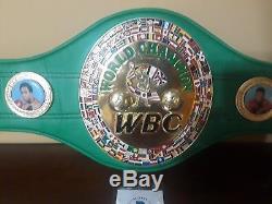 BOXING Championship Belt, Autographed by Floyd MONEY Mayweather Full size belt