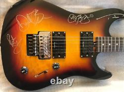 Bon Jovi Fully Signed X4 Floyd Rose Guitar Coa From Bon Jovi Website Stunning