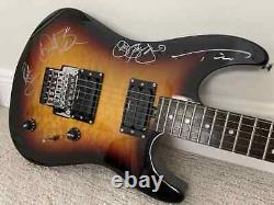 Bon Jovi Fully Signed X4 Floyd Rose Guitar Coa From Bon Jovi Website Stunning