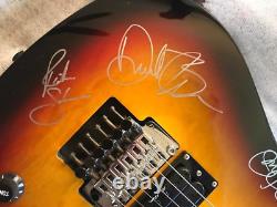 Bon Jovi Fully Signed X4 Floyd Rose Guitar Coa From Bon Jovi Website Stunning