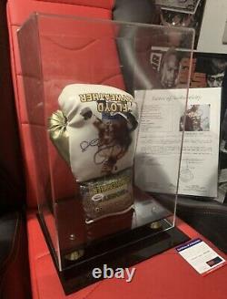 Boxing Signed Glove Floyd Mayweather Jr RARE PSA DNA and JSA COA Case Included