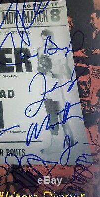 Boxing Writers program signed by FLOYD MAYWEATHER, ROY JONES JR + (PSA/DNA LOA)